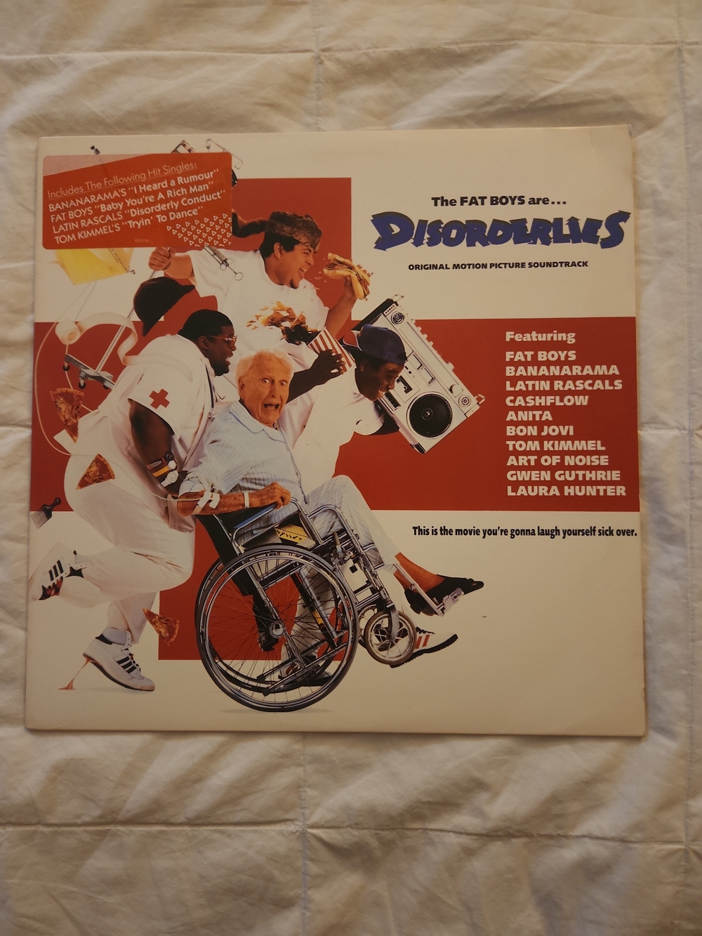 Disorderlies Original Motion Picture Soundtrack - DJ COPY NEVER PLAYED NM EX